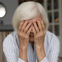 Расстроенная женщина