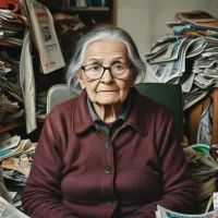 бабушка и хлам