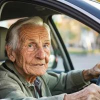 человек за рулем