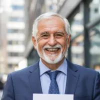 мужчина устроился на работу