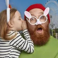 Отец с дочкой