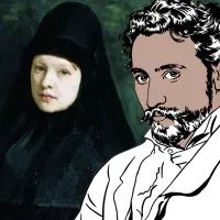 Илья Репин, картина «Монахиня»