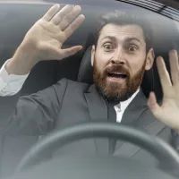 Водитель в шоке