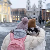 Зима, люди, климат