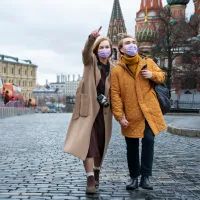 Осень, Москва, люди