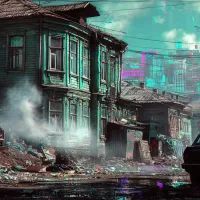 Двор, мусор