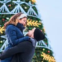 Новогодняя елка, люди