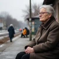 Пожилая женщина