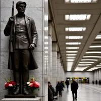 Станция метро Партизанская, арт