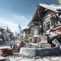 Арт, старинная улица