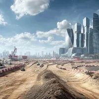 Строительство дороги, арт