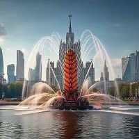 Арт, фонтан