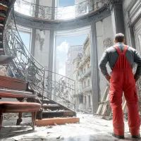 Арт, лестница