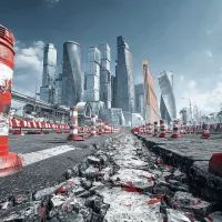 Арт, ремонт дороги