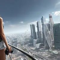 Вид на Москву, арт