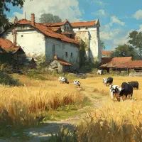 Сельский хутор, арт