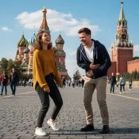 Смех, люди, Красная площадь