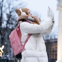 Девушка, зима