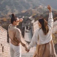 Китай, туристки