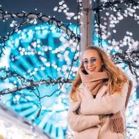 Зима, девушка