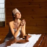 Женщина, баня