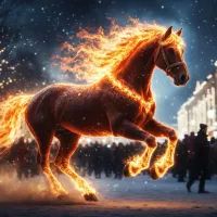 Огненная лошадь, Новый год