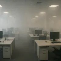 Дым в офисе
