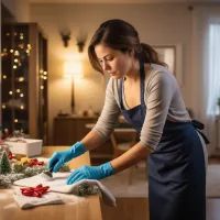 Уборка, Новый год