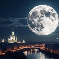 Луна над Москвой, арт