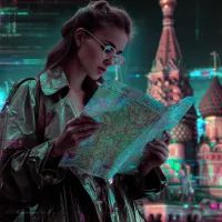 Женщина, карта