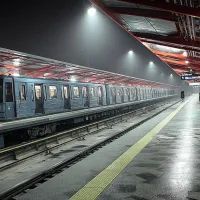 Станция метро, арт