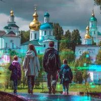 Город, семья