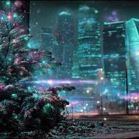 Елка, Москва-Сити