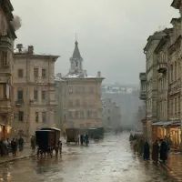 Старинная улица, арт