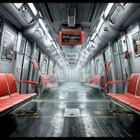 Вагон метро, арт