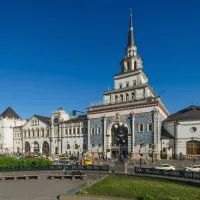 Казанский вокзал (вид с площади) в Москве