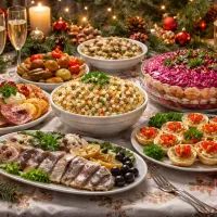 Новогодний стол