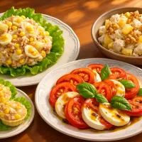 Не только оливье и сельдь под шубой: быстрые праздничные салаты от шефа