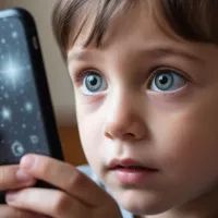 Ребенок, смартфон