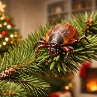 Клещ на ели