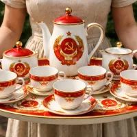 Советский сервиз посуды