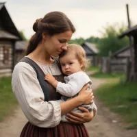 Мать и ребенок в Древней Руси