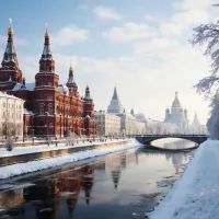 Москва, зима