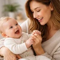 Малыш с мамой