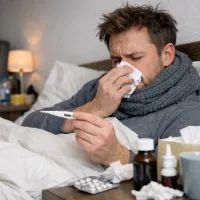 Человек с гриппом