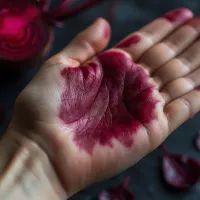 Без пятен: быстрый способ очистить кожу от свеклы