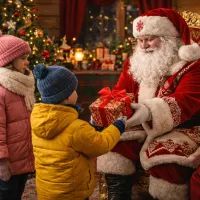 В резиденции Деда Мороза 