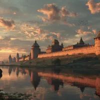 Древний кремль, арт