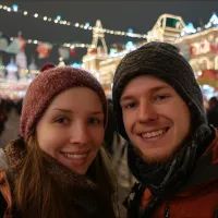 Гости в новогодней Москве