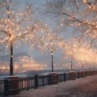 Зима в Москве, арт